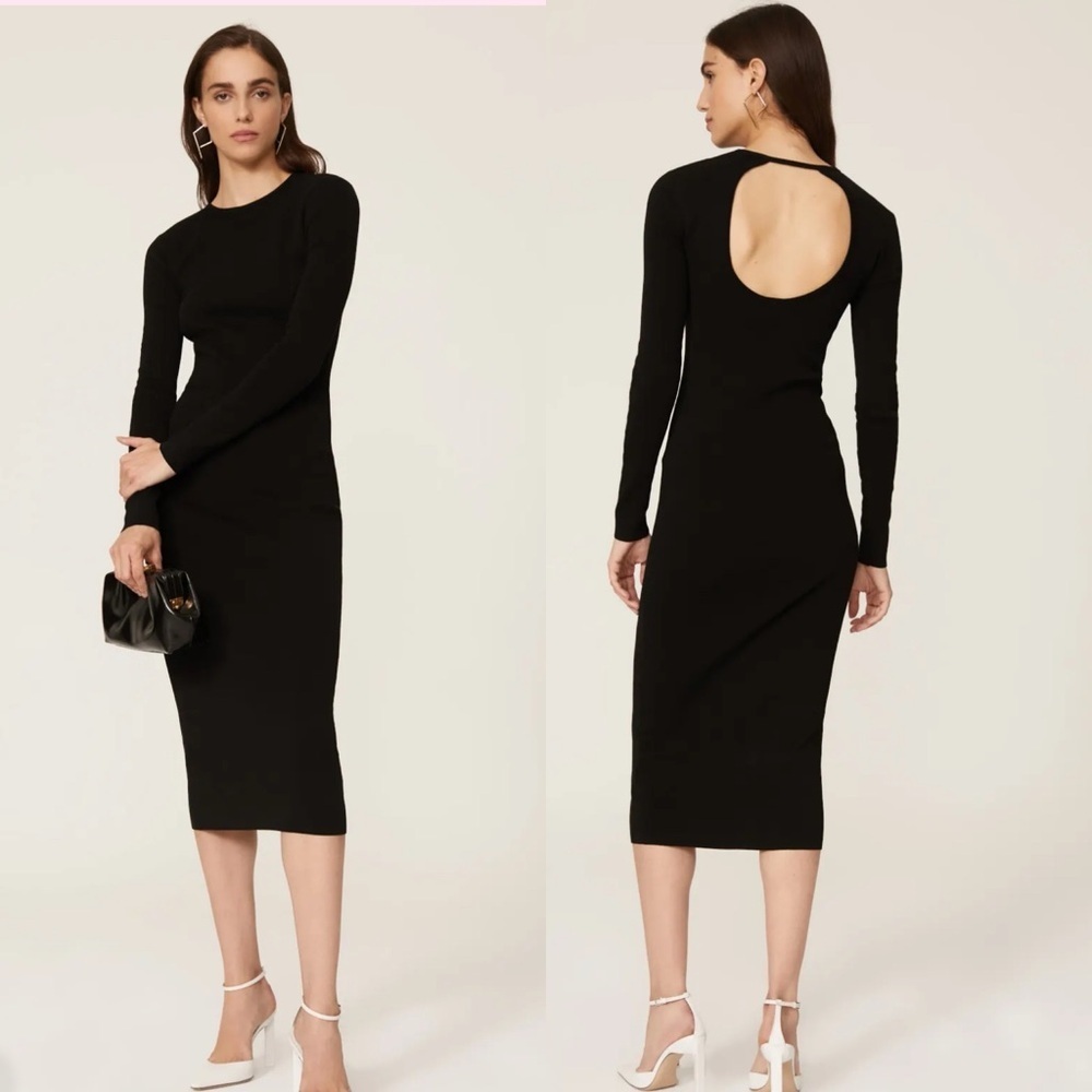 A.L.C Conley Dress in Black - Picture 1 of 8